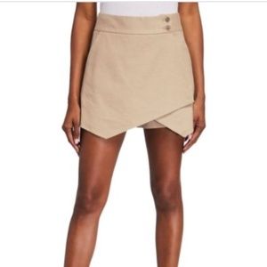 Veronica Beard asymmetrical Khaki Skort